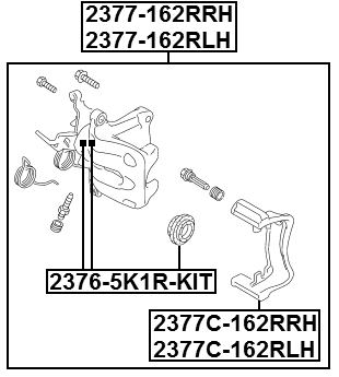 SKODA 2377C-162RLH Technical Schematic
