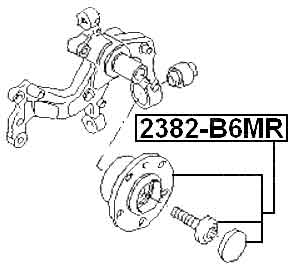 SKODA 2382-B6MR Technical Schematic