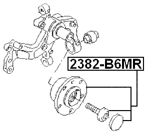 VOLKSWAGEN 2382-B6MR Technical Schematic