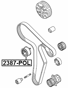 SEAT 2387-POL Technical Schematic
