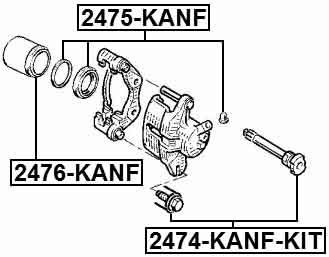RENAULT 2474-KANF-KIT Technical Schematic
