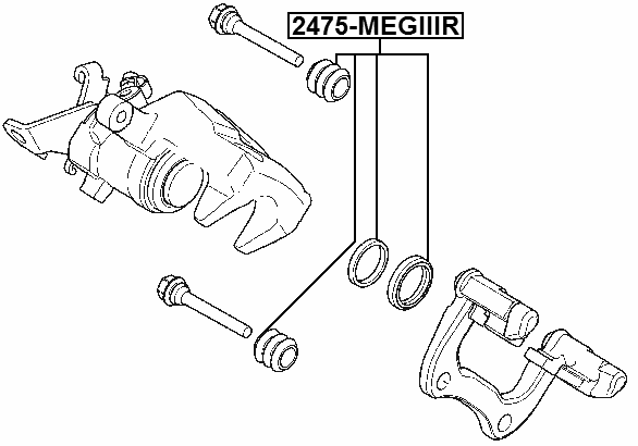 RENAULT 2475-MEGIIIR Technical Schematic