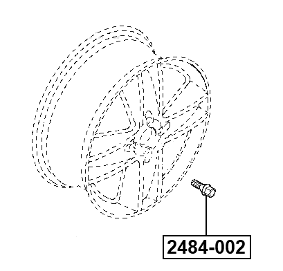 RENAULT 2485B-002 Technical Schematic