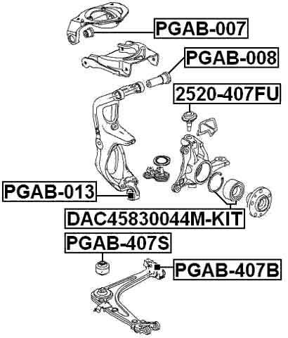 PEUGEOT 2520-407FU Technical Schematic
