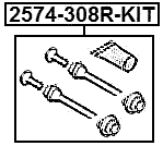 Febest 2574-308R-KIT Technical Schematic