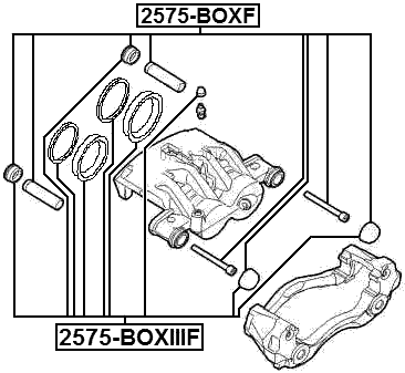 CITROEN 2575-BOXF Technical Schematic