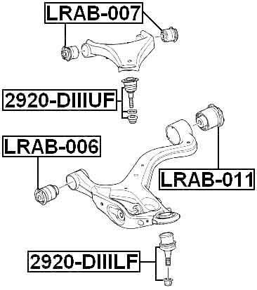 LAND ROVER 2920-DIIIUF Technical Schematic