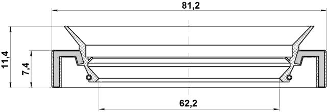 MITSUBISHI 95HAY-64810711X Technical Schematic