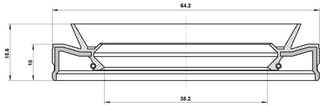 FORD 95HFS-40641016X Technical Schematic