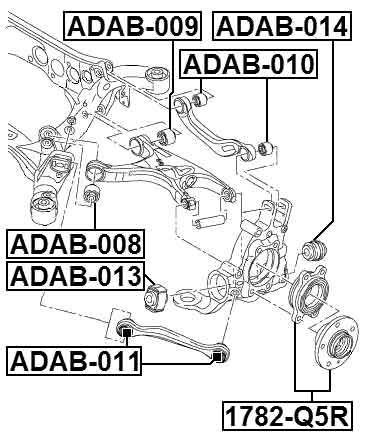 PORSCHE ADAB-009 Technical Schematic