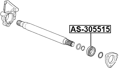 MERCEDES BENZ AS-305515 Technical Schematic