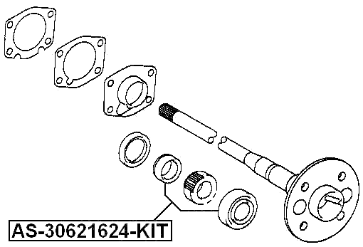 TOYOTA AS-30621624-KIT Technical Schematic