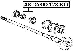 TOYOTA AS-35802128-KIT Technical Schematic