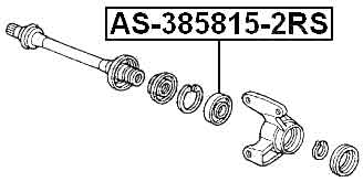 HONDA AS-385815-2RS Technical Schematic