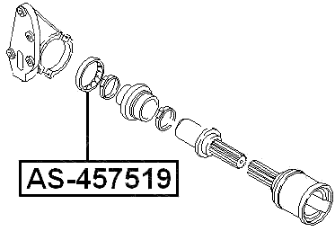 FORD AS-457519 Technical Schematic