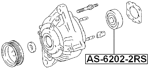 MITSUBISHI AS-6202-2RS Technical Schematic