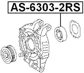 MITSUBISHI AS-6303-2RS Technical Schematic