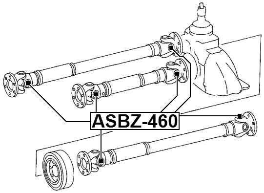 MERCEDES BENZ ASBZ-460 Technical Schematic