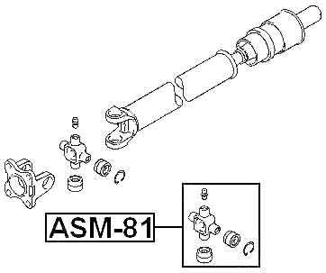MITSUBISHI ASM-81 Technical Schematic