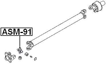 MITSUBISHI ASM-91 Technical Schematic