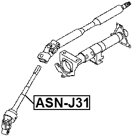 Febest ASN-J31 Technical Schematic