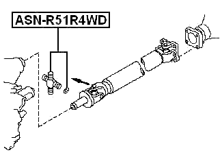 FORD ASN-R51R4WD Technical Schematic