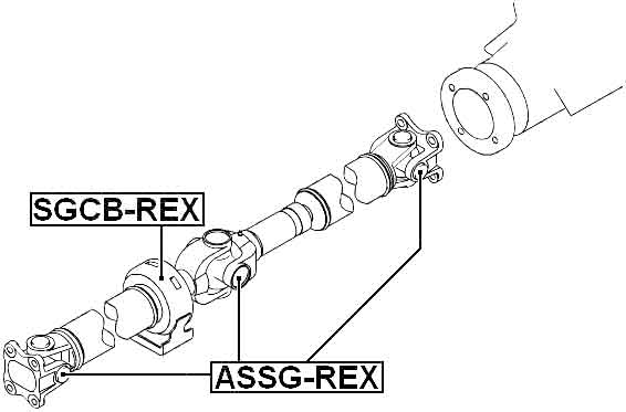 SSANG YONG ASSG-REX Technical Schematic