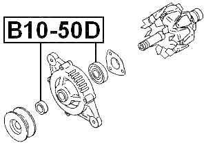 NISSAN B10-50D Technical Schematic