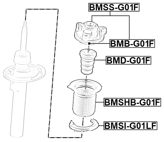 Febest BMSHB-G01F Technical Schematic