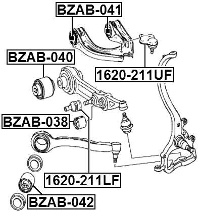 MERCEDES BENZ BZAB-041 Technical Schematic