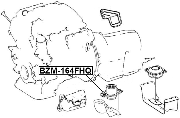 MERCEDES BENZ BZM-164FHQ Technical Schematic