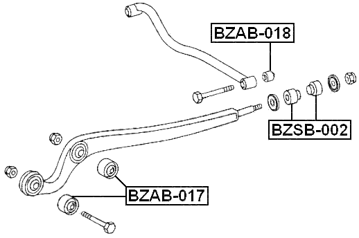 MERCEDES BENZ BZSB-002 Technical Schematic