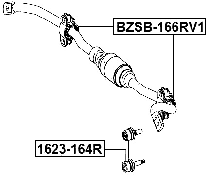 MERCEDES BENZ BZSB-166RV1 Technical Schematic