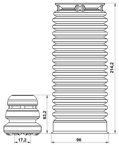 MERCEDES BENZ BZSHB-246F-KIT Technical Schematic