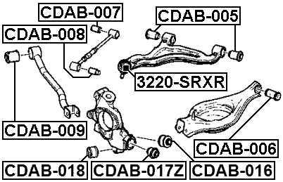 CADILLAC CDAB-005 Technical Schematic