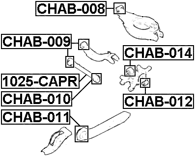 CHEVROLET CHAB-008 Technical Schematic