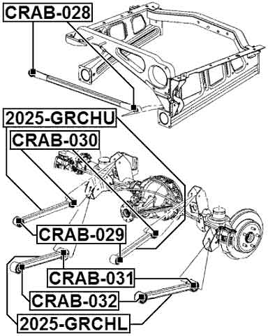 JEEP CRAB-032 Technical Schematic