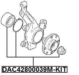 RENAULT DAC42800039M-KIT Technical Schematic