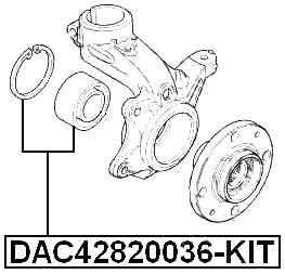 PEUGEOT DAC42820036-KIT Technical Schematic