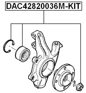PEUGEOT DAC42820036M-KIT Technical Schematic
