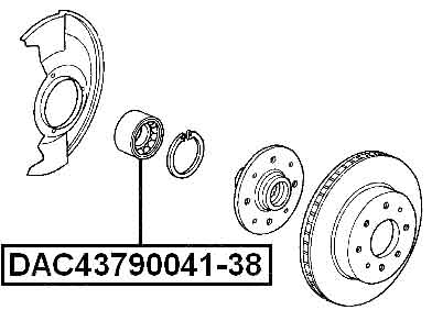 HONDA DAC43790041-38 Technical Schematic