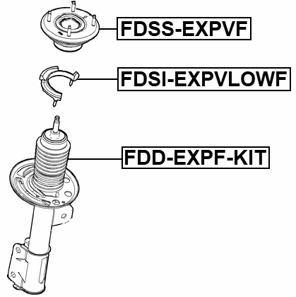 MERCURY FDSI-EXPVLOWF Technical Schematic