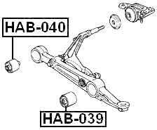 HONDA HAB-039 Technical Schematic