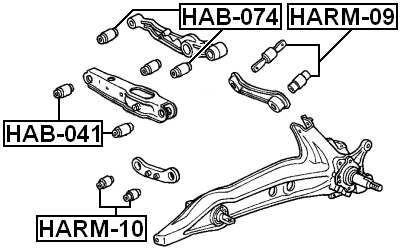 Febest HAB-074 Technical Schematic