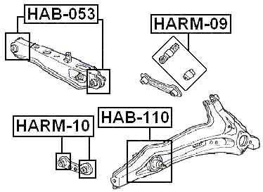 HONDA HARM-09 Technical Schematic