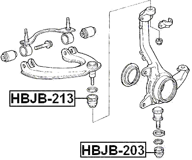 HONDA HBJB-203 Technical Schematic