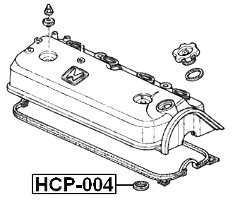 HONDA HCP-004 Technical Schematic
