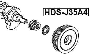 ACURA HDS-J35A4 Technical Schematic