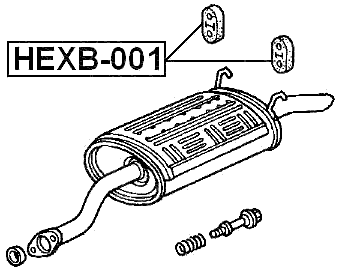 HONDA HEXB-001 Technical Schematic