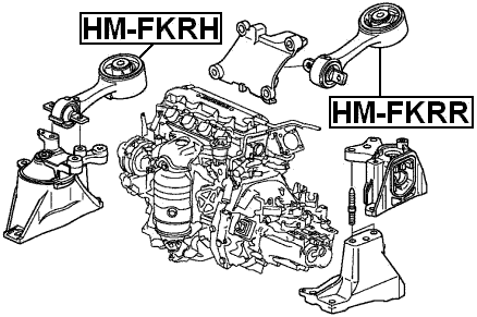 HONDA HM-FKRR Technical Schematic